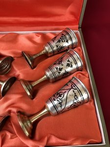 Рюмки "Кубачи". Подарочный набор. Коробка.