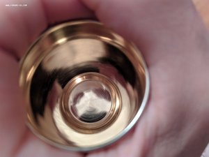 Набор из 6 серебряных стопок с внутренней позолотой, 1969г.