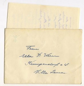 Немецкий конверт со стилизованным орлом 3 рейха