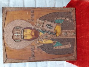 Две иконы "зоновская работа"