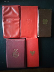 Польша 5 коробок под награды