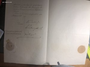 документ на Анну 2ст С КОРОНОЙ 1868