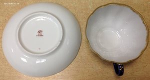 Чайная пара ЛФЗ - Кобальтовая сетка