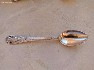 Три серебряные чайные ложки, 875 проба