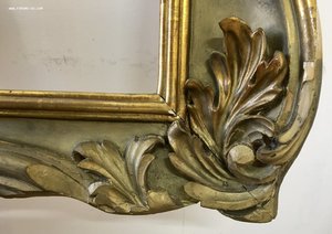 Дореволюционная рама для картины. Золочение. Огромная.