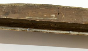 Дореволюционная рама для картины. Золочение. Огромная.