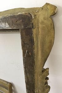 Дореволюционная рама для картины. Золочение. Огромная.