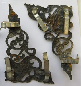 Серебряные накладки на фотоальбом. СССР. 208 грамм.