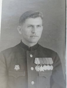 Лот из 3 фото с орденами Славы.