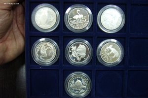 Красная книга серебро 7 шт