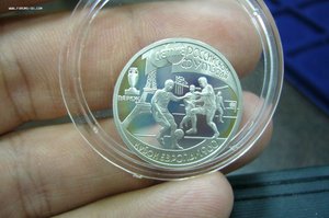 1 рубль 1997 комплект футбол серебро 6 шт