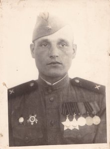 Артиллерист-кавалер Славы 2-х степеней.ОВ.КЗ.Медали.