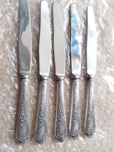 5 Ножей 875 пробы.