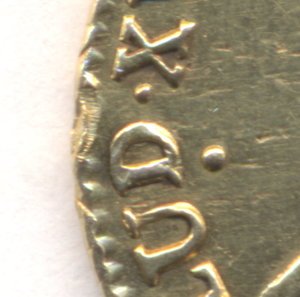 Луидор 1729 г. Людовик 15 .- Франция.