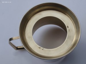 Подстаканник ‘‘Виды Москвы’’ Серебро 875 пробы, чернь .