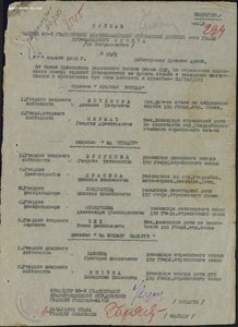 Отвага № 278.999 с хорошим наградным. Юго-Западный фронт