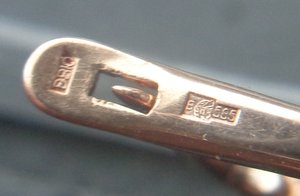 Серёжки 585 пр