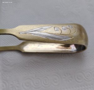Щипцы для сахара  875 пробы.