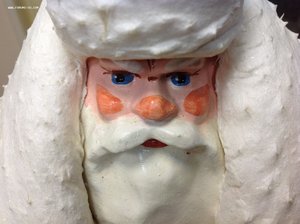 Дед Мороз Большой 45 см. С родной коробкой 1969 год