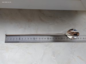 Ложки-трубочки для коктейля, серебро, 916 проба