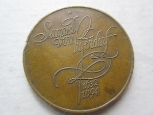 Медаль Samuel von Pufendorf