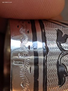 Две стопки, кубачи, серебро 875 проба СССР