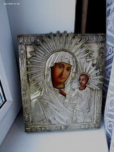 Икона "Казанской Божией Матери" 19 век