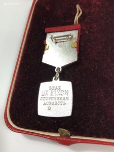 Знак ЦК ВЛКСМ СПОРТИВНАЯ ДОБЛЕСТЬ б/н