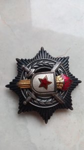 ЮГОСЛАВИЯ. Орден Военных заслуг 3 ст, шикарная патина