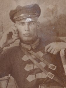 Боец 53-го пограничного Даурского (?) отряда. 1936 год.