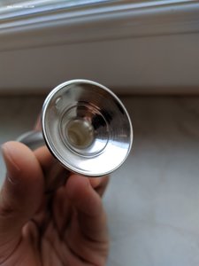 Рюмка с позолотой, серебро, 916 проба СССР