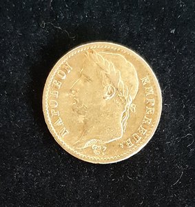 Золото Франция 20 франков Наполеон I 1812 год