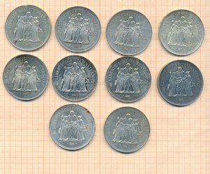 10х50 франков франц