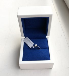 Кольцо белое золото бриллиант 0,45 ct