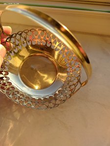 Серебряная конфетница, орешница, 1954г, 875 проба