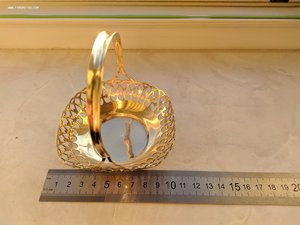 Серебряная конфетница, орешница, 1955г, 875 проба