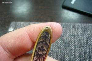 Вилка для лимона северная чернь