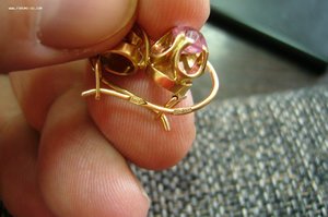 Кольцо + Серьги 583