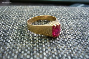 Кольцо + Серьги 583