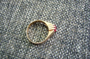 Кольцо + Серьги 583