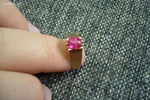 Кольцо + Серьги 583