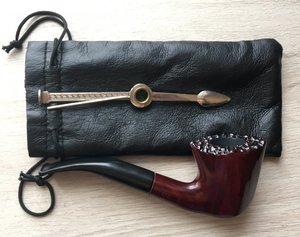 Трубка курительная в чехле