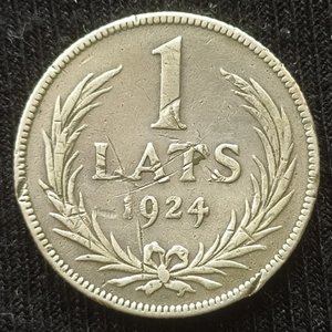 1 лат 1924 г. (Латвия)