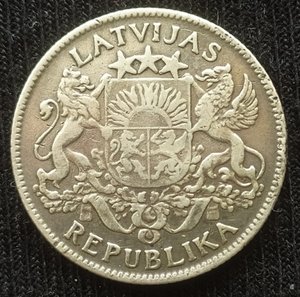 1 лат 1924 г. (Латвия)