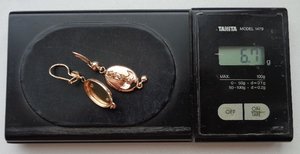 Серьги 585 пробы