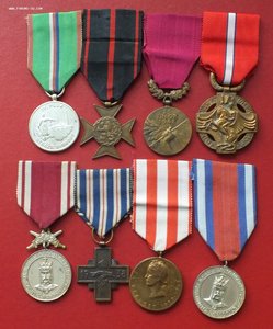 Набор медалей Чехословакии