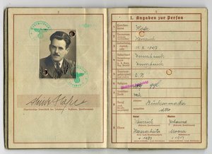 Военный билет 2-го образца (Wehrpaß) Luftwaffe