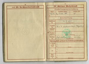 Военный билет 2-го образца (Wehrpaß) Luftwaffe