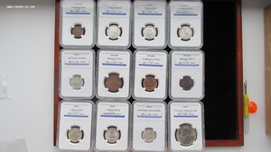 12 разных монет в слабах