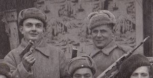 Интересная группа. Интересное вооружение. ВОВ. 1945 г.